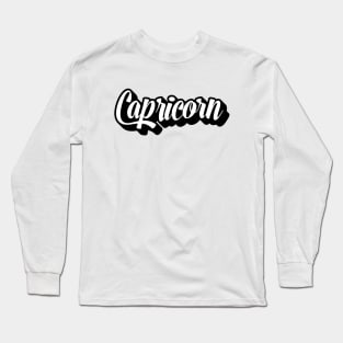 Capricorn Zodiac // Coins and Connections Long Sleeve T-Shirt